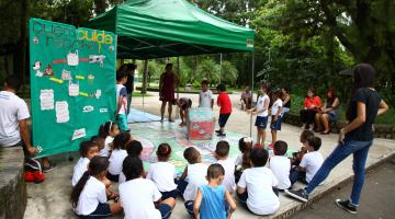 Botânico desenvolve atividades sobre sustentabilidade com crianças