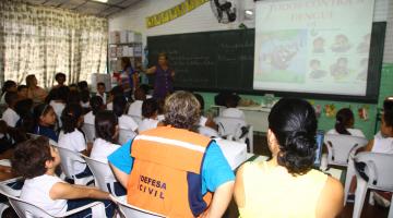 Defesa Civil retoma orientação nas escolas