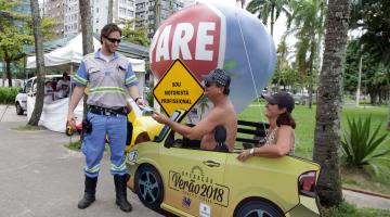 Equipe educativa da CET segue com campanha na Fonte do Sapo