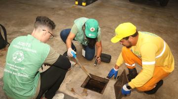Agentes buscam focos de larva do mosquito. #Paratodosverem