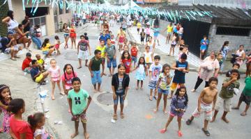 Samu Kids leva diversão para crianças da Área Continental de Santos