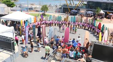 Festival Sul-Americano de Longboard Feminino reúne mais de 150 atletas do Brasil e do exterior em Santos