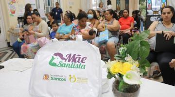 Mãe Santista: gestantes demonstram gratidão ao receber enxovais no Fundo Social