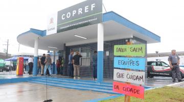 sede da nova zeladoria na entrada de Santos. #Paratodosverem