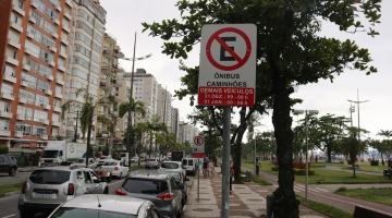 Por segurança no réveillon, orla de Santos terá restrição de estacionamento