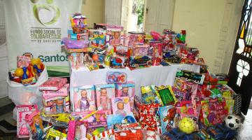 Fundo Social de Santos inicia arrecadação de brinquedos para o Dia das Crianças 