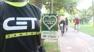 No Dia do Ciclista, Santos destaca ações permanentes para incentivo ao uso da bicicleta