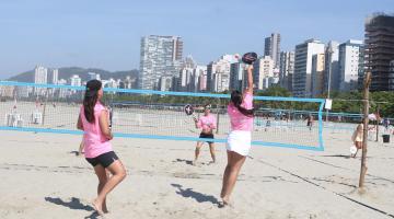 jogadas de beach tennis na praia. #Paratodosverem