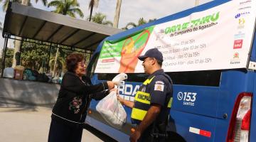 Drive-thru arrecada 3.500 peças de inverno em dois fins de semana em Santos