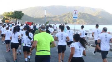 corrida na orla da praia. #Paratodosverem