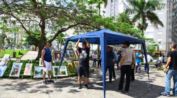 Expositores do Jardim das Artes recebem barracas e material de divulgação
