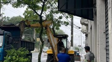 Revitalização em trecho da Avenida Rangel Pestana, em Santos, entra na fase final