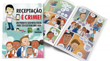 Campanha contra receptação terá relançamento de gibi