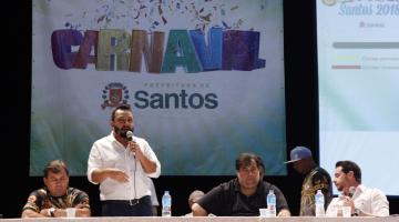 Santos conhece a campeã do carnaval nesta terça-feira