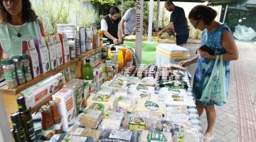 Sábado tem feira de orgânicos no Orquidário de Santos
