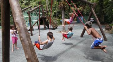 Playground do Orquidário é revitalizado 