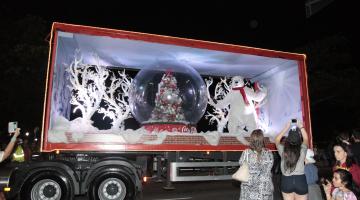 Caravana de Natal passa por Santos nesta sexta-feira  
