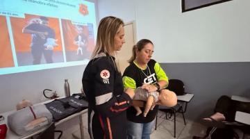 Equipe do Samu mostra procedimento. #Paratodosverem.