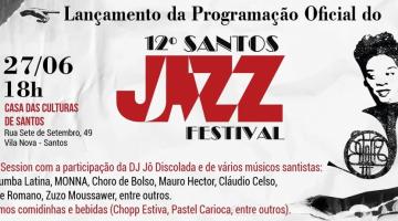 Jam session na Casa das Culturas marca lançamento do Santos Jazz Festival