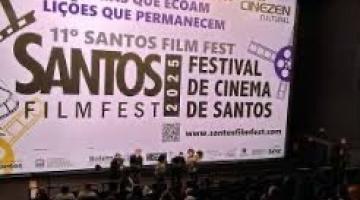 Tela do Santos Film Fest. #Paratodosverem