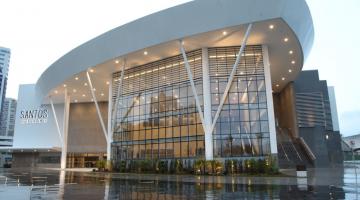 Fachada do Santos Convention Center