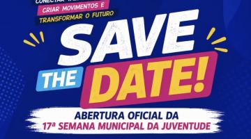 Cartaz da Semana da Juventude. #Paratodosverem