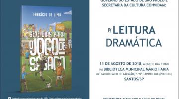 Autor de romance juvenil sobre futebol marca presença na Biblioteca Mário Faria