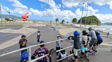 Aulas de skate no Quebra-Mar. #Paratodosverem