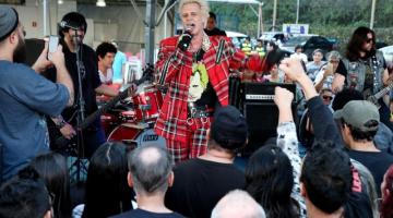 Supla e bandas levam atmosfera do rock para a Arena Santos