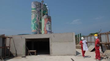 Ampliação da Torre de Jurados avança com obras no entorno