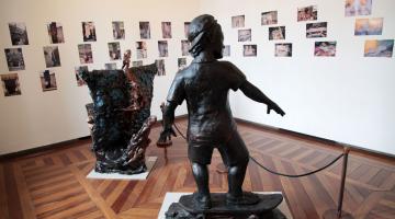 Esculturas de Daniel Gonzalez podem ser apreciadas em mostra na Pinacoteca de Sant9s