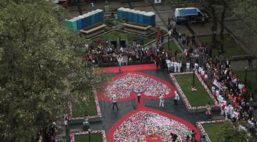 Evento arrecada 12 toneladas de alimentos e distribui 180 mil corações