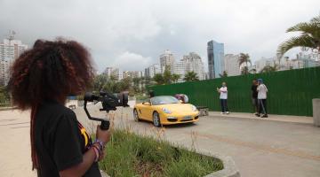 Tchakabum e MC Ralado gravam videoclipe em Santos
