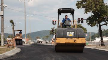 Trecho de obras na orla de Santos tem 70% dos serviços executados