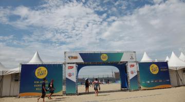 Santos recebe torneio internacional de beach tennis