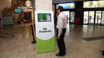 Shopping ganha totem para resolução de problemas do consumidor