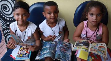 Leia Santos promove ações educativas com crianças na Zona Noroeste