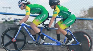 A dupla Marcia e Maria no ciclismo. #Paratodosverem