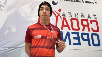 Santista é bronze no taekwondo na Croácia e sobe no ranking mundial