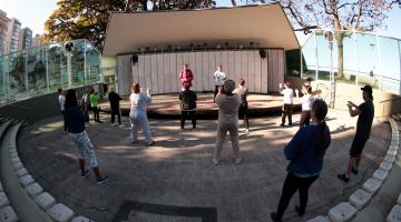 pessoas fazendo tai chi #paratodosverem