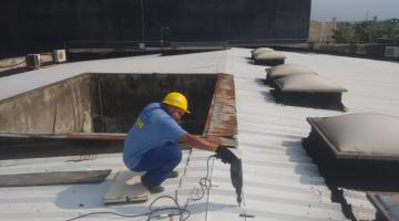 Iniciada reforma do telhado do Complexo Hospitalar da Zona Noroeste