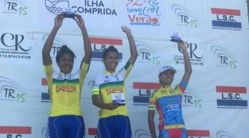 Ciclista Thayná Araújo fica em terceiro na abertura do Torneio de Verão