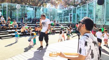 MPB e show infantil marcam a programação da Concha Acústica de Santos