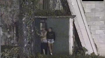 Câmeras de Santos flagram e GCM prende mulher após furto em túnel no Centro
