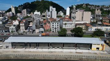 Revitalização do Armazém 3 do Parque Valongo, em Santos, segue em ritmo avançado