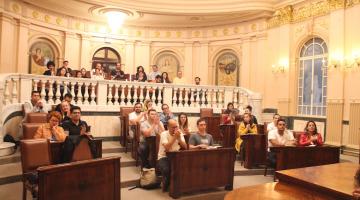 alunos na sala princesa isabel #paratodosverem