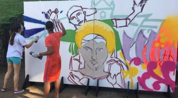 Jovens do São Bento expõem fotos e grafite no Museu de Arte Sacra