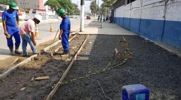 Avenida Francisco Ferreira Canto, em Santos, é reurbanizada