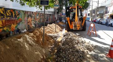 Reurbanização de trecho turístico de Santos começa pela Rua Pereira Barreto