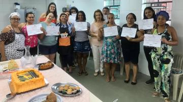 Fundo Social forma 15 alunos em rotisseria  na Vila Criativa da Zona Noroeste de Santos